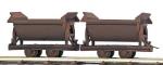 Busch 2 wagons à benne basculante